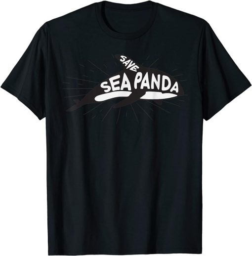 Killer Whale Orcas Save The Sea Pandas Marine Biology T-Shirt