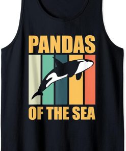 Pandas Of The Sea Ocean Orca Sea Mamal Lover Tank Top