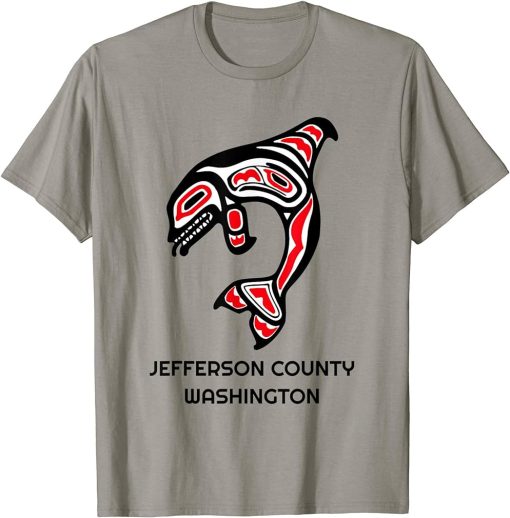 Jefferson County WA Native American Indian Orca Killer Whale T-Shirt